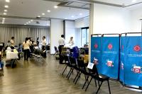 香港紅十字會於2019年3月22日在書院大樓內設置捐血站。